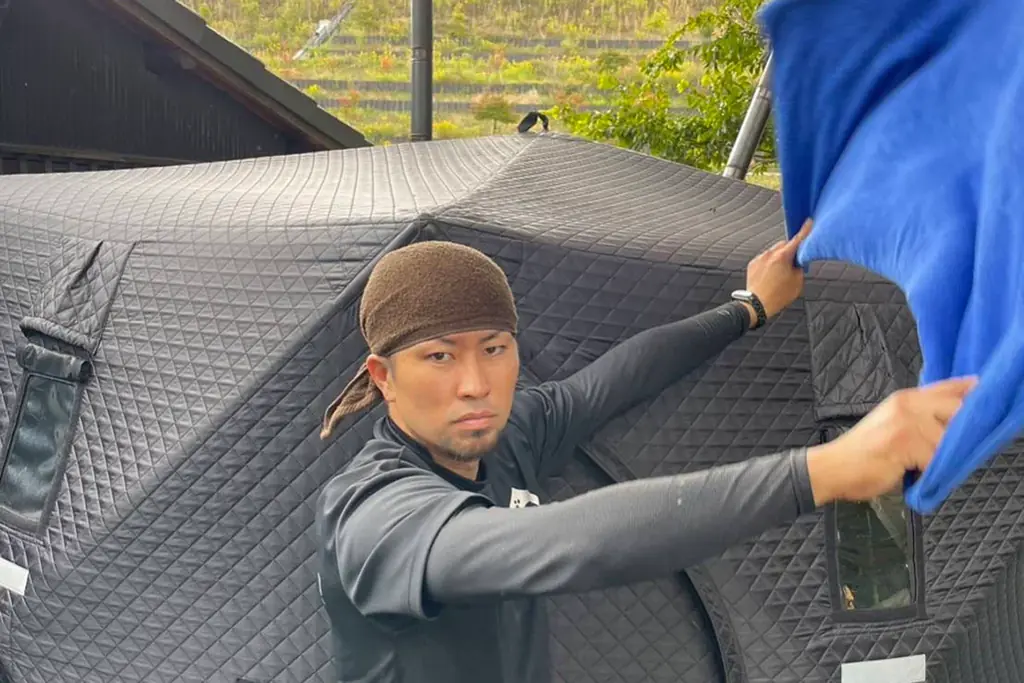 【神戸みなと温泉 蓮】開業10周年記念　1/24・25限定開催「10周年 感謝温冷！天幕蒸風呂（感謝御礼！テントサウナ）」 画像 5