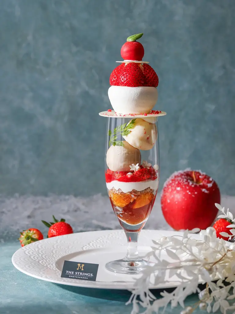 『りんご&いちごの白雪パフェ』新登場 画像 3