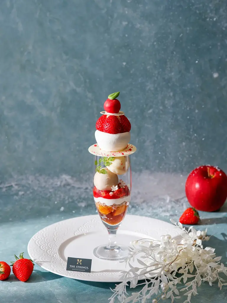 『りんご&いちごの白雪パフェ』新登場 画像 4