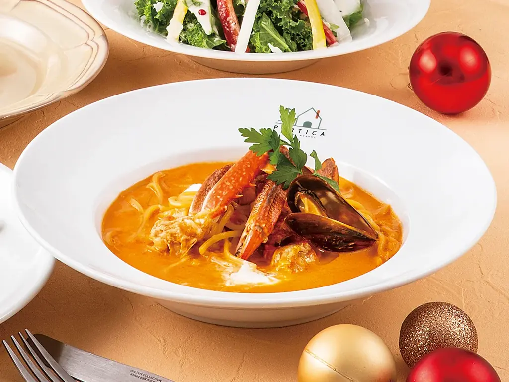 【イタリアン リゾート ペルティカ】電話予約受付中！今年のX’masはペルティカで極上イタリアンを🎄生パスタ・ローストビーフ・厚切りポークなどの絶品メニューが堪能できる『特別コース』をご提供！ 画像 6