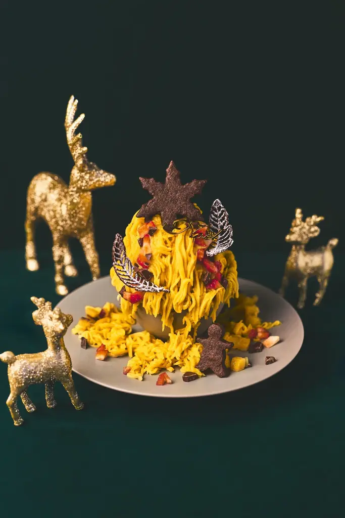 ＆ OIMO TOKYO CAFEからクリスマス限定メニュー続々！ついに明治 ザ・カカオとコラボの蜜芋モンブランパフェも登場‼︎ 画像 1