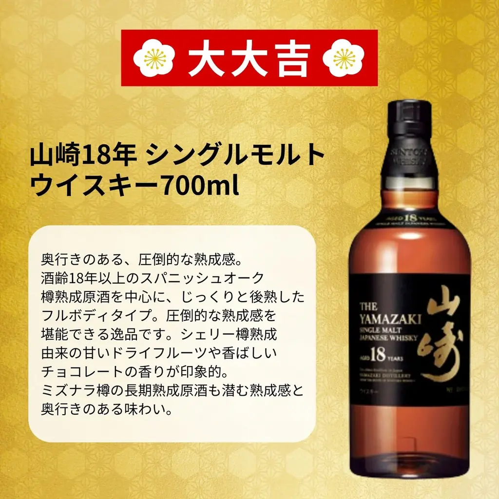 ≪新春ウイスキー福袋≫ 幻の「竹鶴25年」が超大吉に登場！【466口限定】「新春みくじ2026」予約受付を開始 画像 3