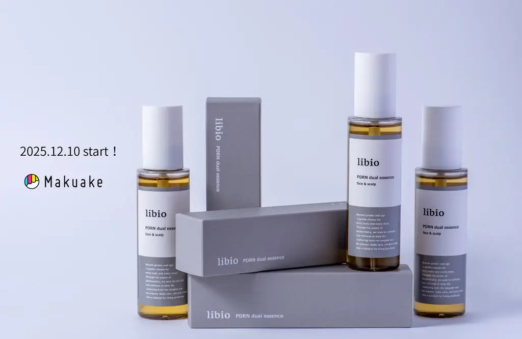 libioのPDRN化粧水が登場　顔と頭皮を同時ケア