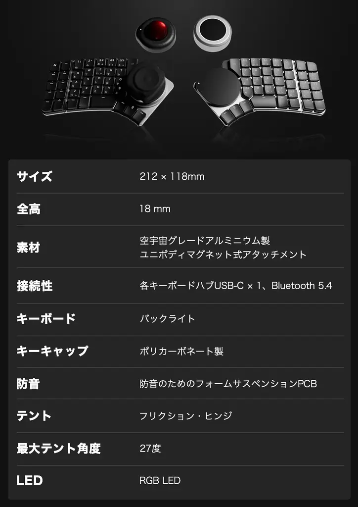 【日本上陸！】作業効率爆上がり！左右分割式キーボード「Naya Create（ナヤ クリエイト）」がMakuakeにて登場！ 画像 3