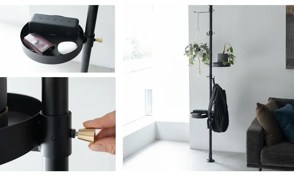 センスも取り付け工事も不要！おしゃれにモノを収納したい方のための『NOIR（ノワール） 突っ張り収納』を新発売！賃貸物件でも手軽に”ワンランク上の魅せる収納”を実現します。 画像 2