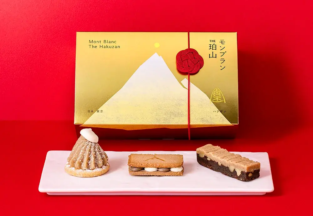 【大丸東京店】モンブランスイーツ専門店『THE珀山(はくざん)』。年末年始限定「焼菓子コレクション」が新登場！“白いモンブラン”EC予約は20日より1月分受付スタート 画像 1