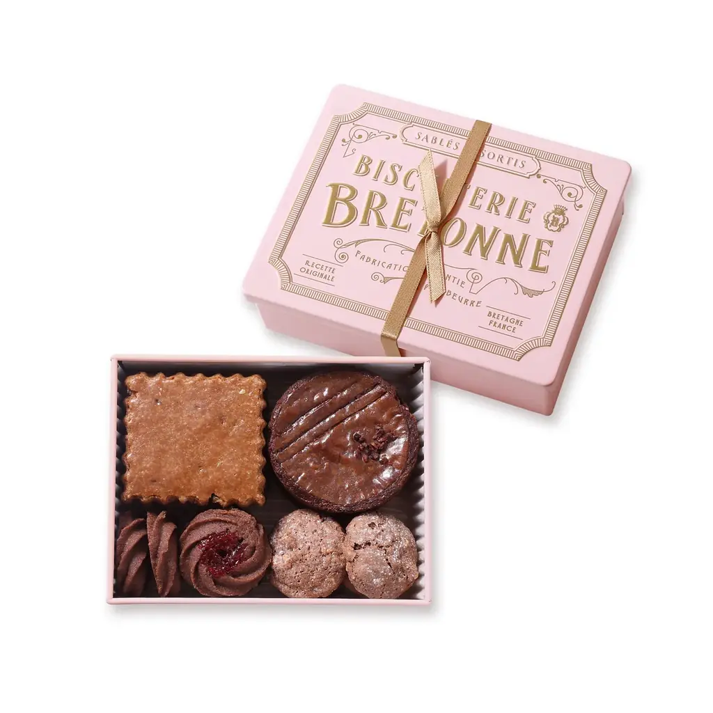 焼き菓子専門店〈 ビスキュイテリエ ブルトンヌ〉のバレンタインバレンタイン・ホワイトデー限定の可愛い2種のプティクッキー缶がリニューアルして登場 画像 3