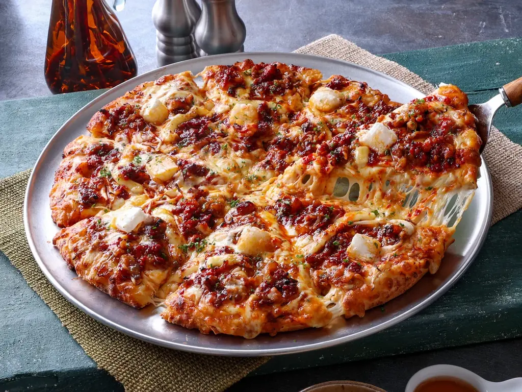 【人気宅配ピザ「ピザーラ」× チャンネル登録者数1,450万人超YouTuber「きまぐれクック」】きまぐれクック監修のコラボ商品がPIZZA-LAにて発売　動画で人気のヤンニョムソースをピザ化 画像 3