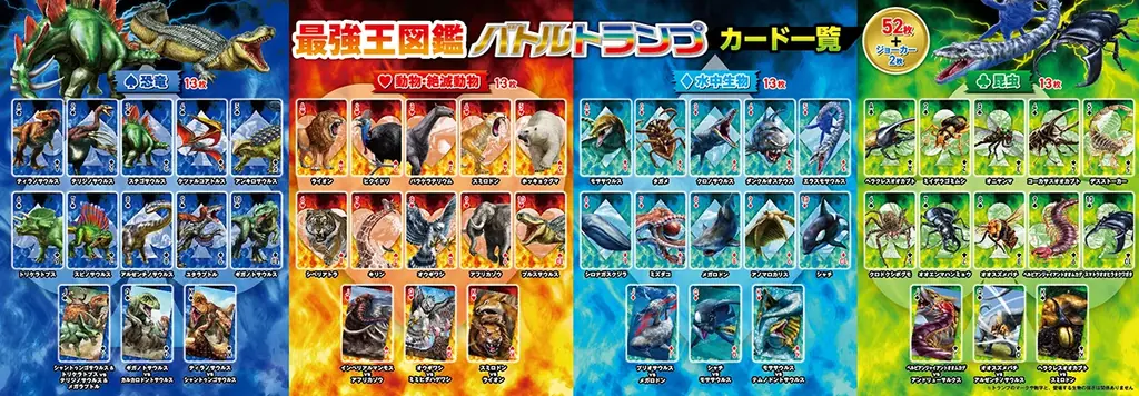 【みんなで遊んで盛り上がれ！】『最強王図鑑バトルトランプ』発売!!! 画像 2