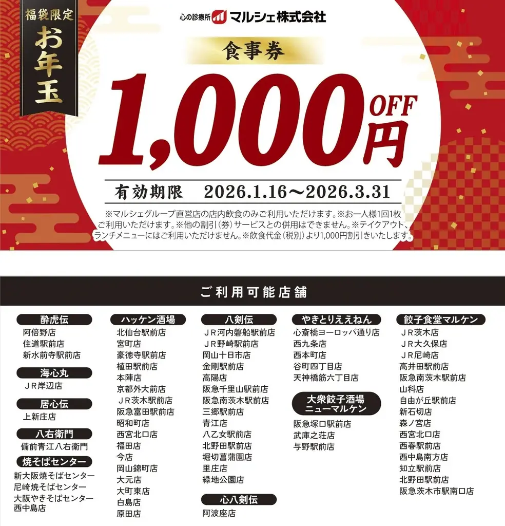 【マルシェ福袋2026】最大16,000円もお得！注目の全アイテムラインナップを初公開！12月15日（月）より争奪戦必至の数量限定で販売開始 画像 2