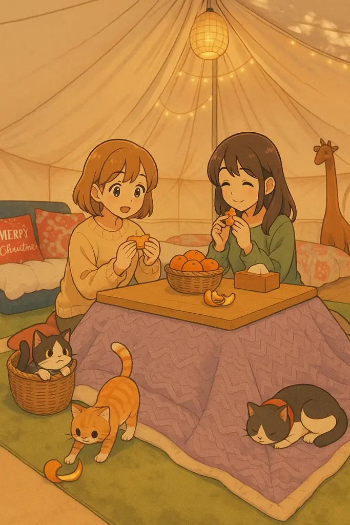 千葉　里山クリスマス 2025-2026｜クリスマス装飾とフォトスポットを展開！猫たちもクリスマスリボンでお出迎え、冬の特別イベントこたつみかんまつり同時開催 画像 10