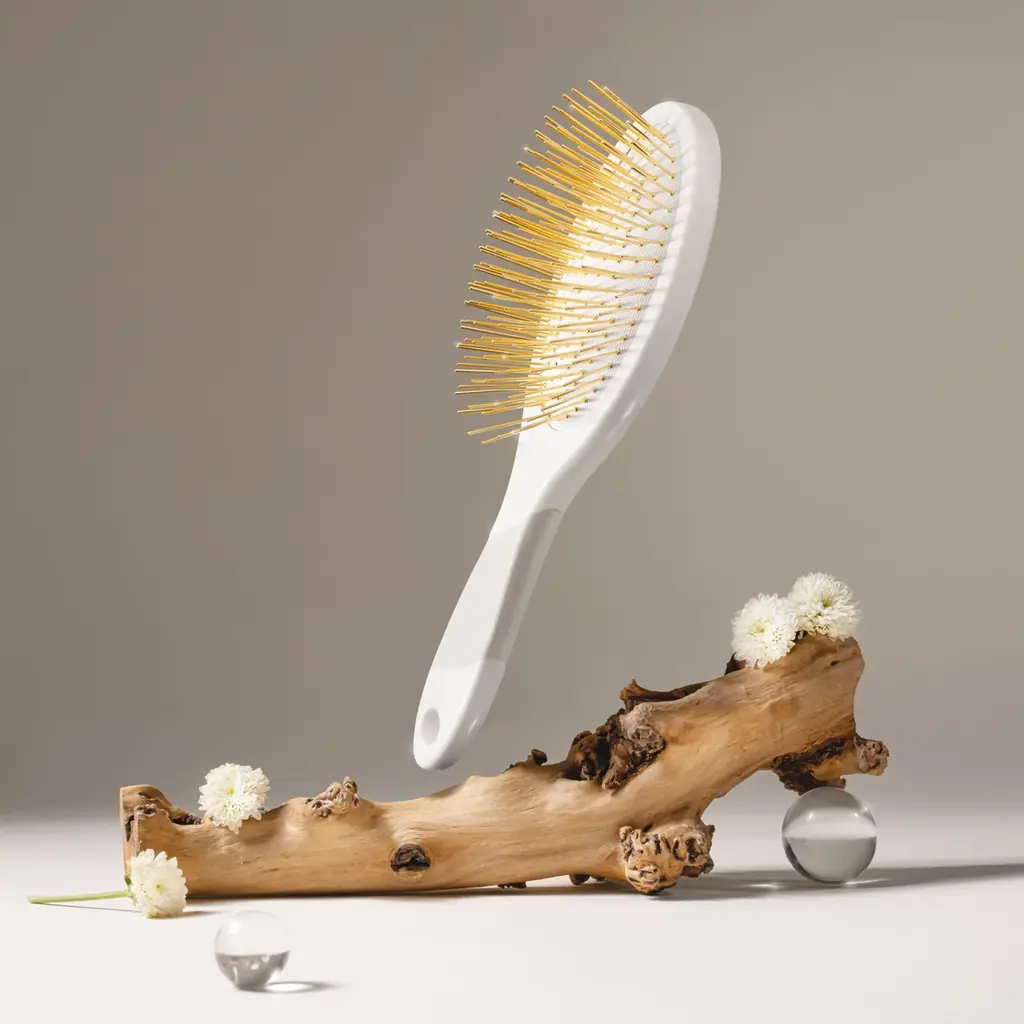 【シリーズ累計100万本突破】SNOW FOX SKINCAREカッサブラシ第６弾「リミテッドエディション プレミアム FOX カッサ ブラック＆ホワイト ヘアブラシ」2026年2月6日　数量限定発売 画像 3