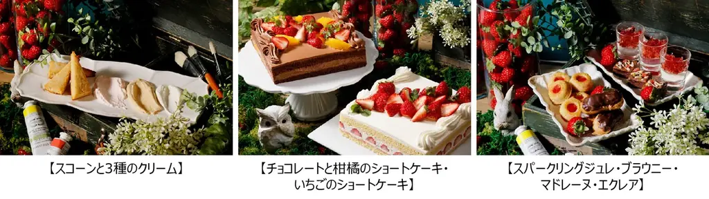 国産苺の食べ比べや滋賀県産＜みおしずく＞を使ったいちごタルトなど いちごスイーツをたっぷり愉しむスイーツビュッフェ『苺の森のアトリエ』 琵琶湖ホテルで2026年1月24日（土）から開催 画像 3