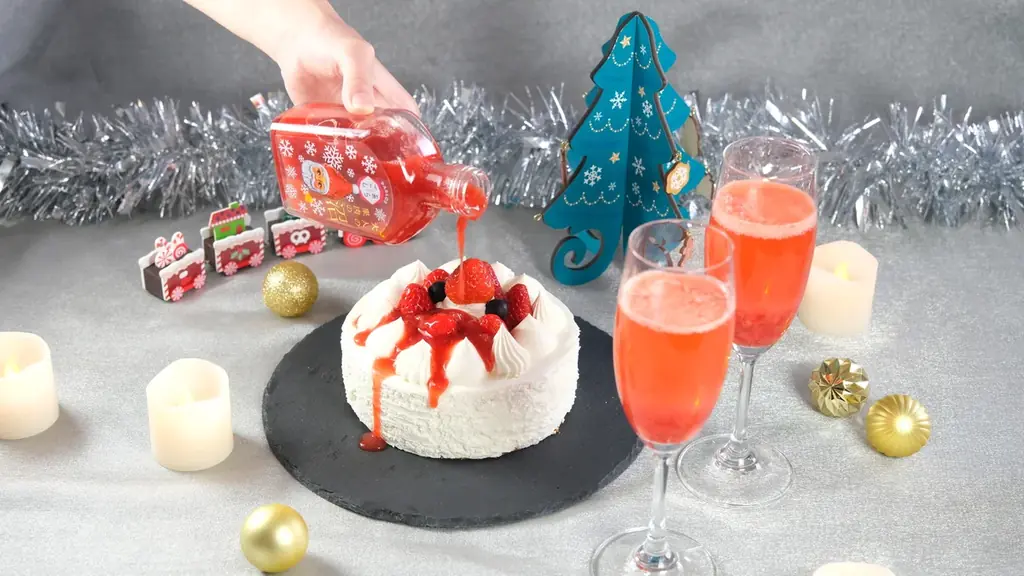 梅乃宿の沼いちごで華やぐ、ひとかけクリスマス