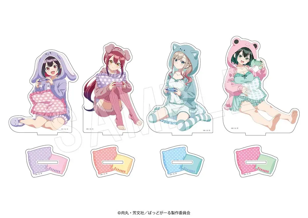 『ばっどがーる』より、“アニマルルームウェア”がテーマの描き下ろしイラストを使用した新作グッズが「コミックマーケット107」で登場！中外鉱業ブースにて販売決定！ 画像 2