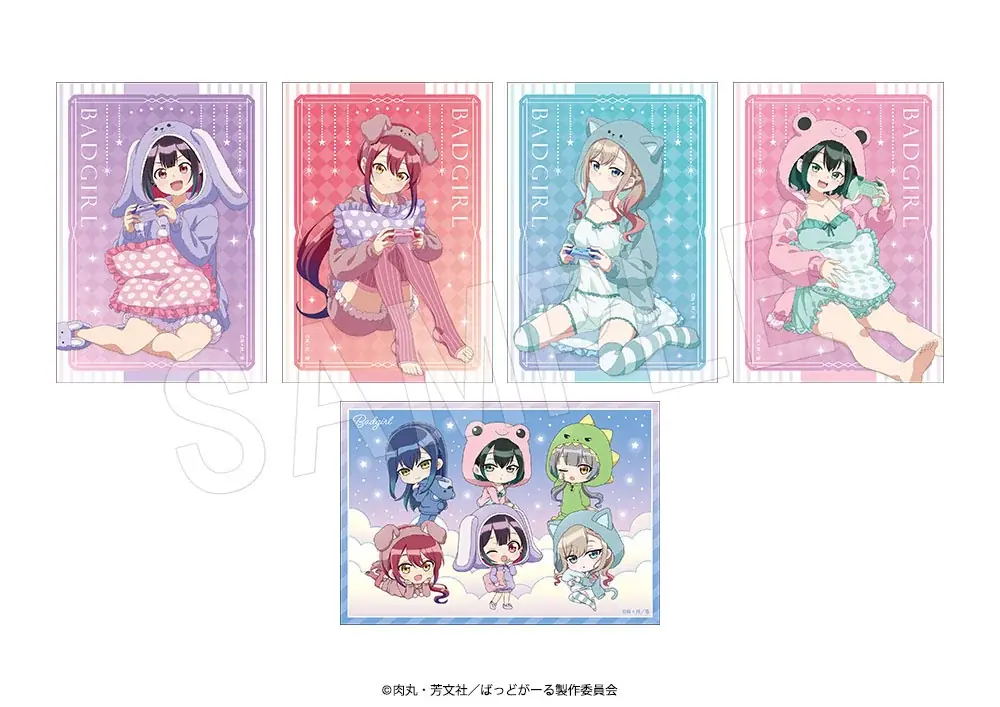 『ばっどがーる』より、“アニマルルームウェア”がテーマの描き下ろしイラストを使用した新作グッズが「コミックマーケット107」で登場！中外鉱業ブースにて販売決定！ 画像 5