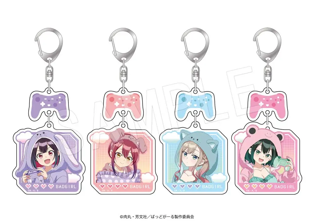 『ばっどがーる』より、“アニマルルームウェア”がテーマの描き下ろしイラストを使用した新作グッズが「コミックマーケット107」で登場！中外鉱業ブースにて販売決定！ 画像 6