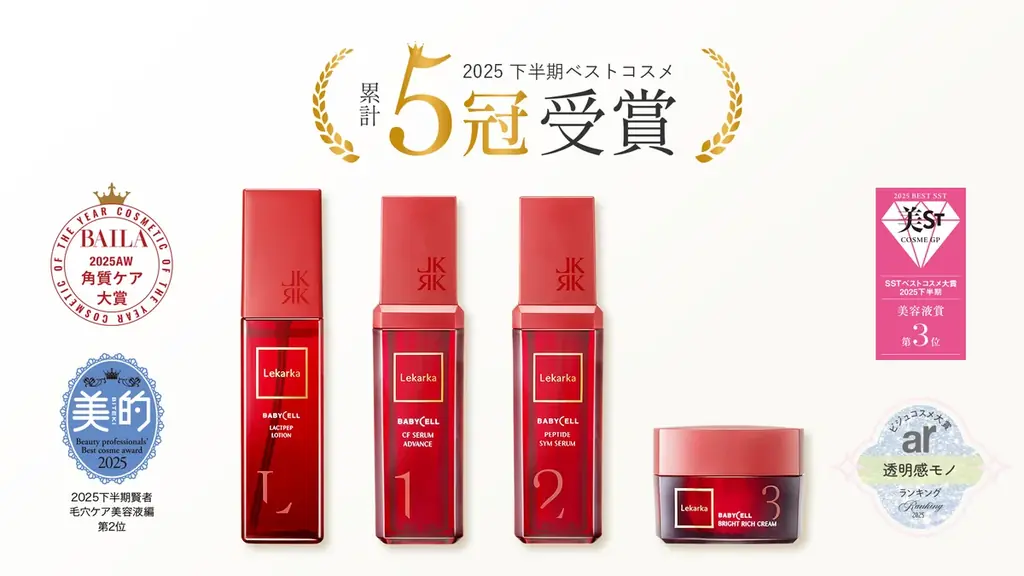 レカルカBABYCELLが5冠達成、トライアルキット販売スタート