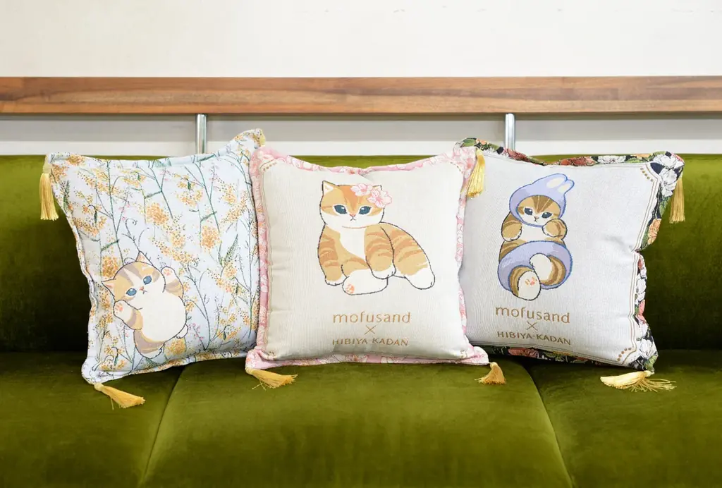 mofusand×日比谷花壇、初のコラボレーションが実現！フローリストが描く「花屋さんのお花柄」とキュートなにゃんこが出会う新シリーズ 画像 9