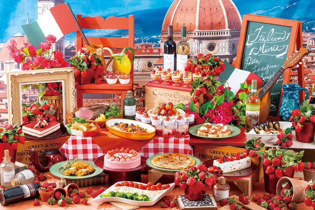 食欲そそる彩り豊かなイタリア料理にいちごのイタリアンスイーツ「心躍るイタリアの美食×ストロベリースイーツ」を開催！ 画像 1