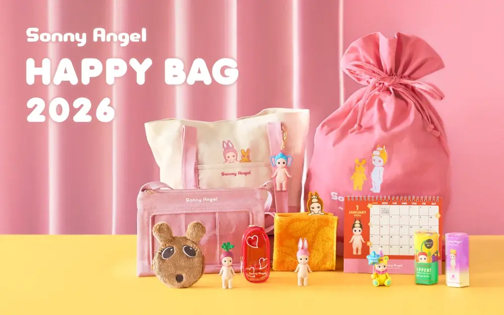 Sonny Angelと過ごす1年を彩る福袋「Sonny Angel Happy Bag 2026」が、2025年12月26日(金)より順次発売予定。 画像 1