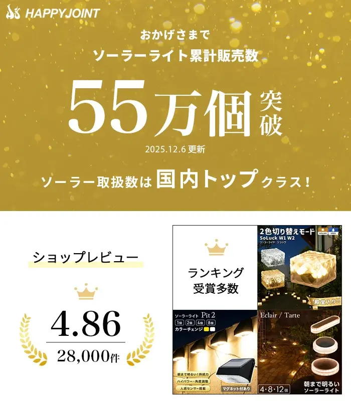 【2026福袋】ソーラーライト福袋が販売開始！公式ストアなら最大約13,000円もおトクに買えちゃう期間限定福袋！ 画像 6