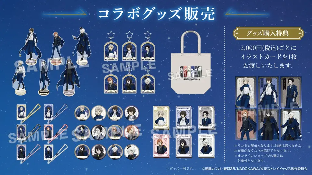 アニメ『文豪ストレイドッグス』×全国３都市タワーコラボ　梅田スカイビルにて開催！ 画像 4