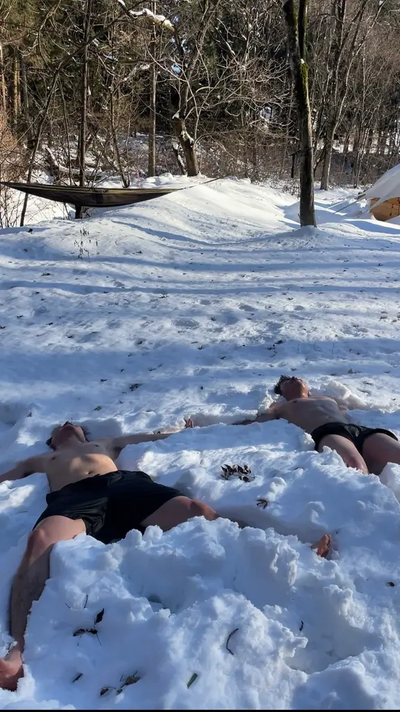 最高のリトリートを体験できる THE FIVE RIVERS FINE GLAMPING 群馬 白沢　白銀の世界で雪中サウナ　寒暖差100℃超え”雪でととのう”冬体験 画像 2