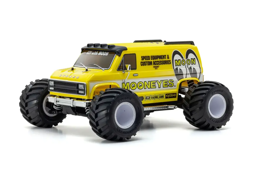 【京商】アメリカンカスタムの雄「MOONEYES」とのコラボRCカーを発売決定。アイコニックな黄色いボディを再現 画像 15