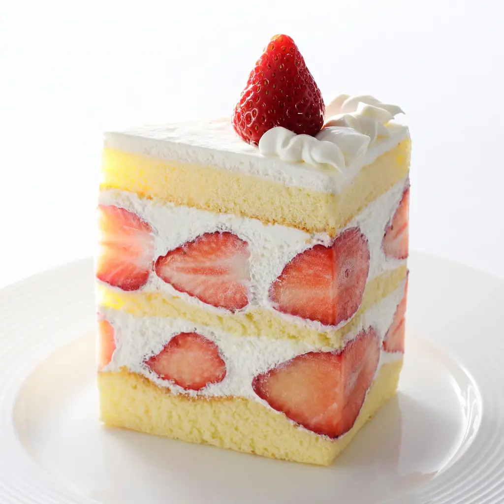 【タカノフルーツパーラー】高さ約10cmの冬季限定「苺のダブルショートケーキ」 画像 2