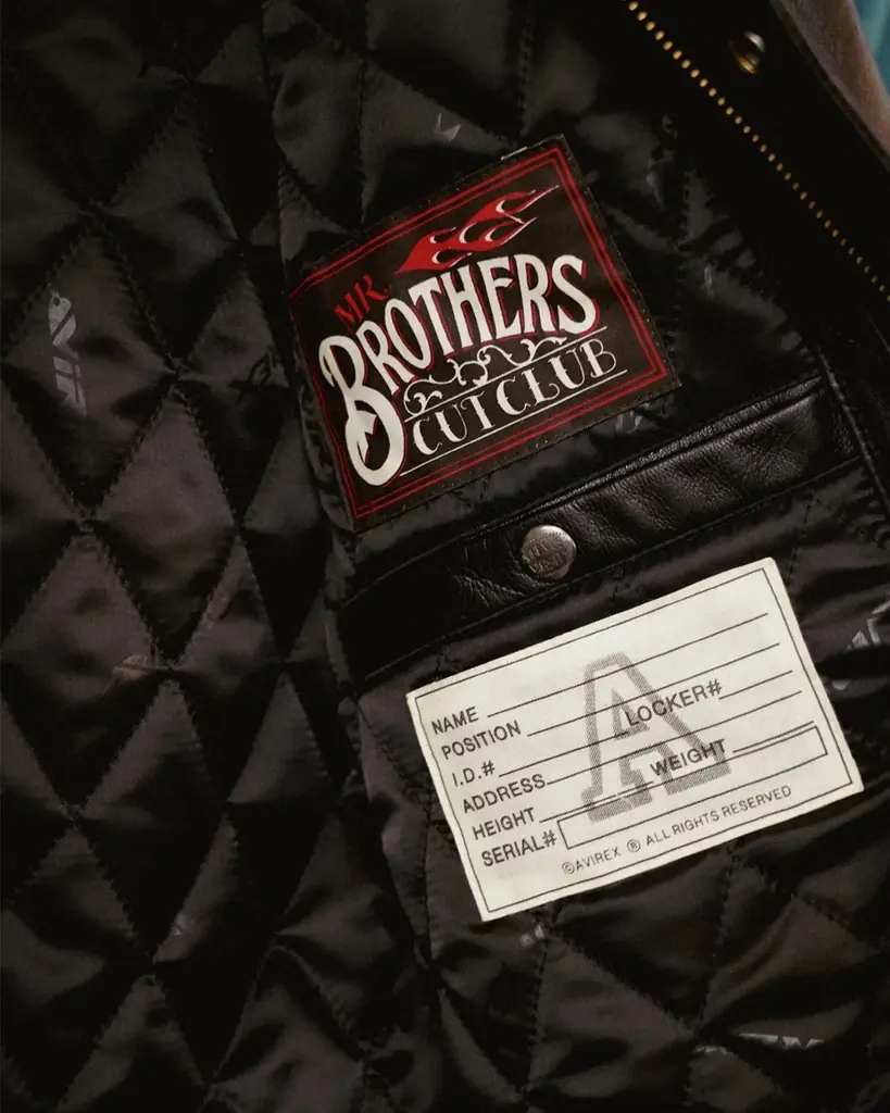 「AVIREX」より「MR.BROTHERS CUT CLUB」とのコラボレーションアイテムが発売！ 画像 3