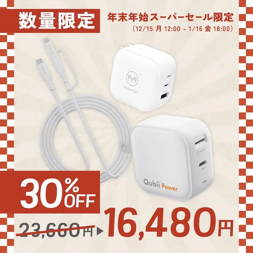 年末年始だけの超特価！Maktar「ドカンと大サービス！年末年始スーパーセール」開催 ― 最大40％OFFの数量限定・超お得セットが登場 画像 3