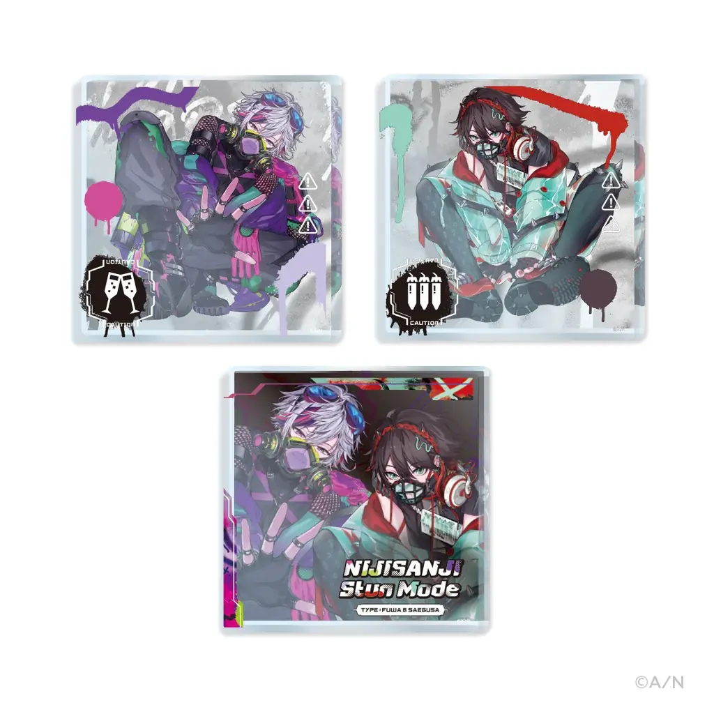 【NIJISANJI Stun Mode Type：Fuwa＆Saegusa】グッズを2025年12月17日(水)18時からにじストアにて販売開始！ 画像 9
