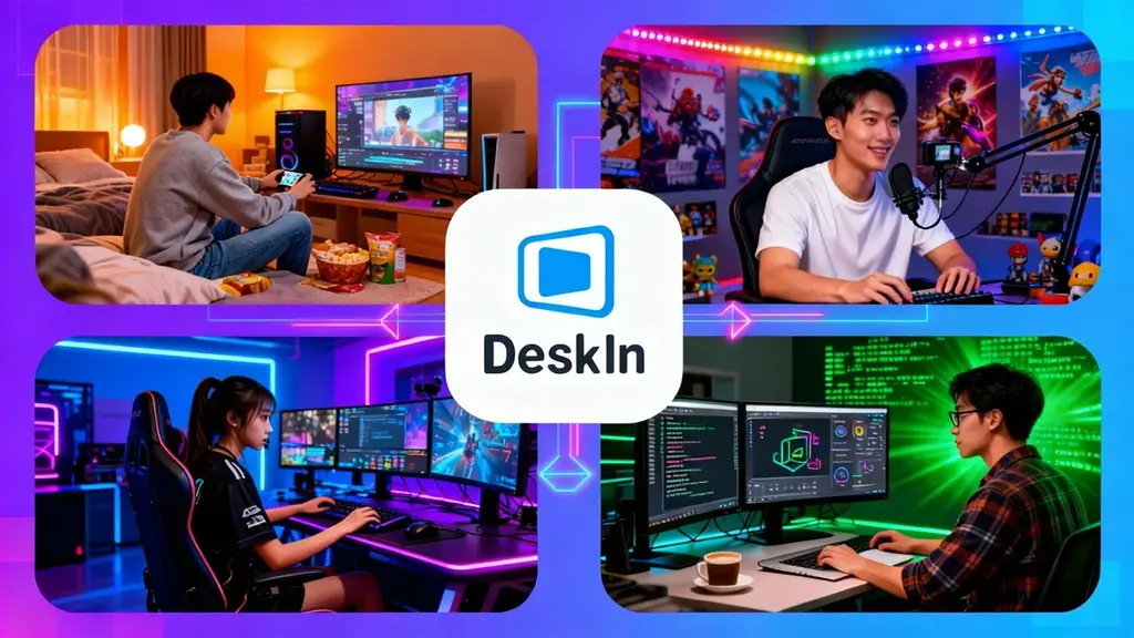 DeskIn、遠隔ゲーム体験を刷新：AI時代の「デバイスも場所も超えるリモートプレイ」を実現 コピー 画像 1