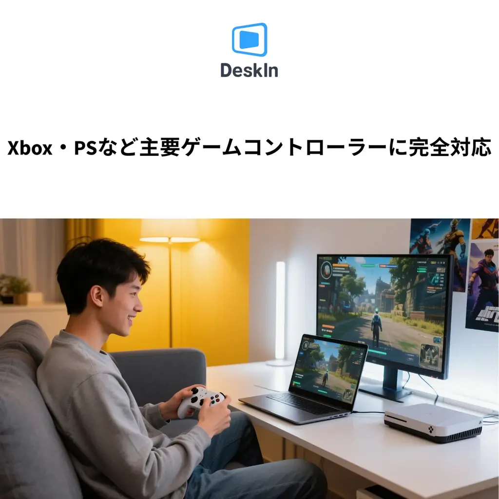 DeskIn、遠隔ゲーム体験を刷新：AI時代の「デバイスも場所も超えるリモートプレイ」を実現 コピー 画像 5