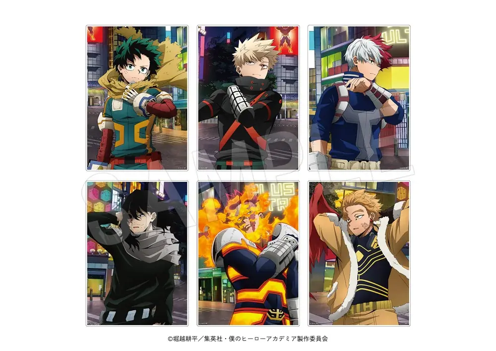 アニメ『僕のヒーローアカデミア』と『東急㈱グループ』の大規模コラボレーション企画が渋谷の街で開催！夜の渋谷に佇むデクたちの描き下ろしビジュアルを使用した新作グッズが登場！ 画像 17