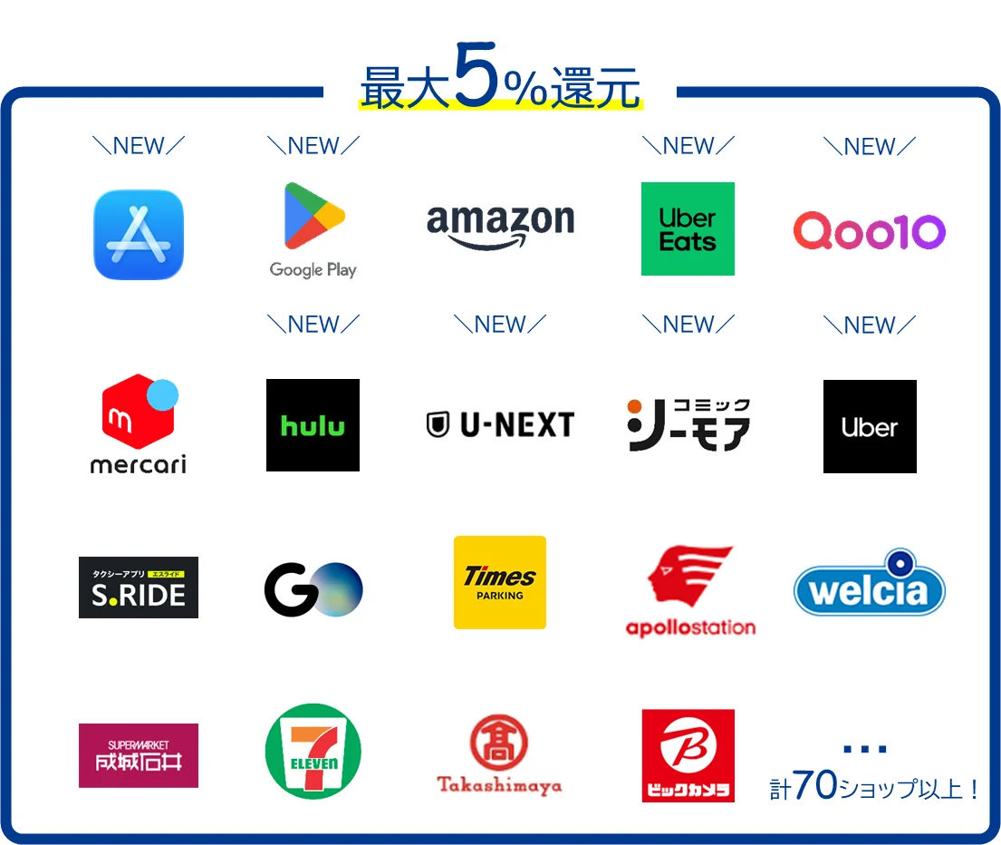 【J-POINTリリース】ポイント最大10%還元ショップが大幅拡大！ 画像 3