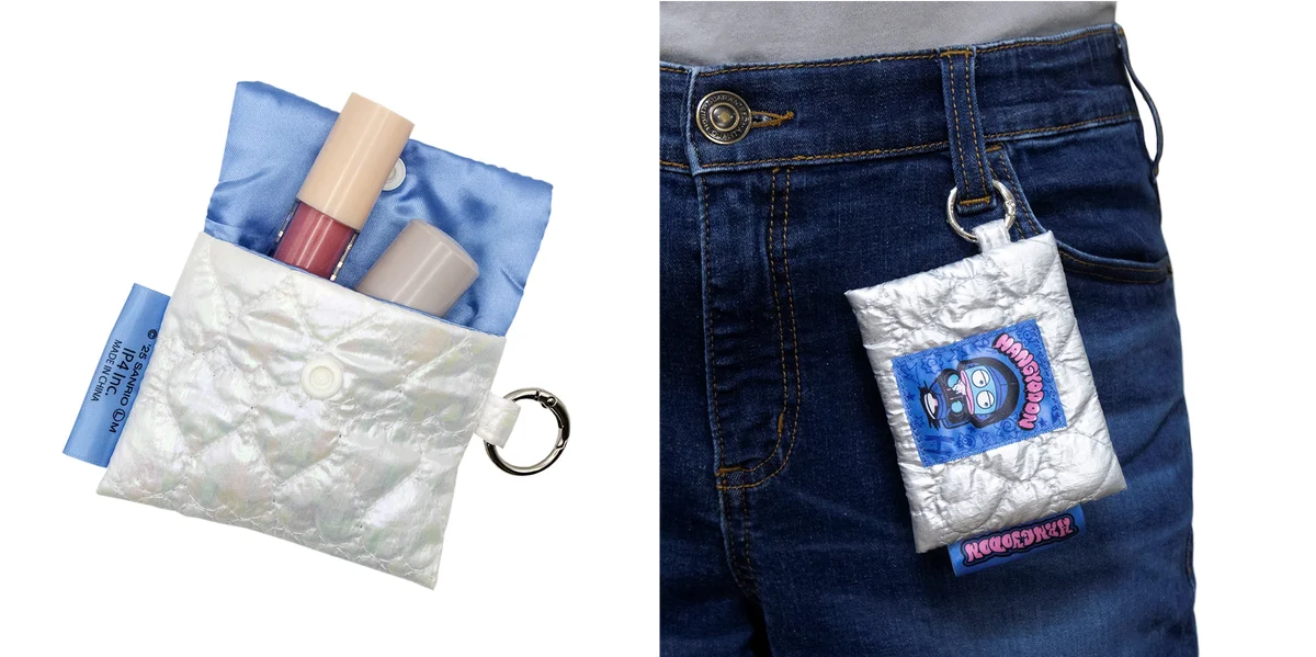 『サンリオキャラクターズ』の限定カプセルトイが登場！つやつや×キルト生地のステッチがかわいい「つやつやキルトポーチ」を12月19日（金）より「かぷえぼ」にて展開開始 画像 2