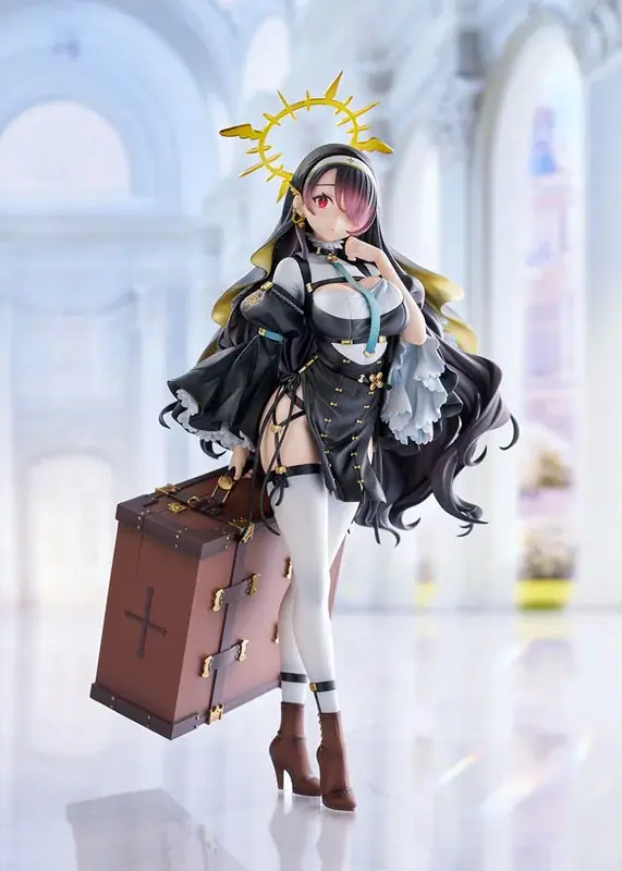 「ブルーアーカイブ -Blue Archive-」より、「ヒナタ」が黒衣の修道服に身を包みフィギュアで登場。あみあみにて予約受付中。 画像 14