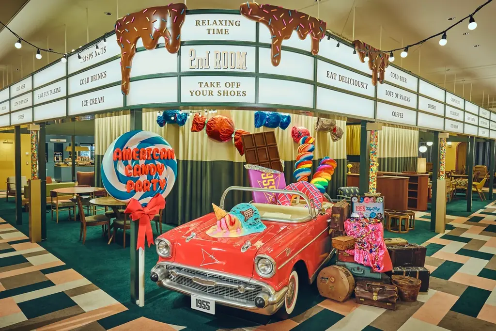 【1955 東京ベイ】カラフルでアメリカンなキャンディがテーマの、仲間とお菓子パーティーを楽しむイベント「American Candy Party 1955」今年も開催 画像 2