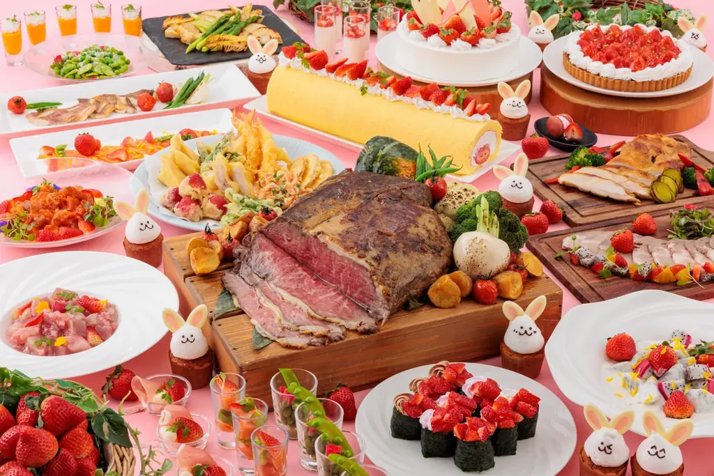 “あまおう”を含む旬のいちご3種食べ比べが魅力“季節の食材といちごのオリジナル料理”を楽しむ「いちごブッフェ2026」開催！ 画像 1