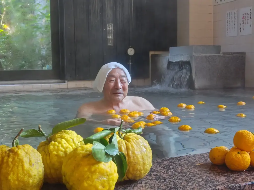 玉川温泉のゆず風呂