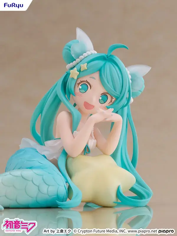 「初音ミク」が、おとぎ話をテーマにした人魚姫姿のフィギュアで登場。イラストレーター・上倉エク氏描き下ろし。 画像 14