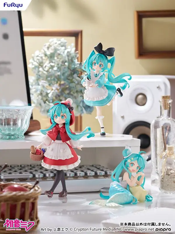 「初音ミク」が、おとぎ話をテーマにした人魚姫姿のフィギュアで登場。イラストレーター・上倉エク氏描き下ろし。 画像 16