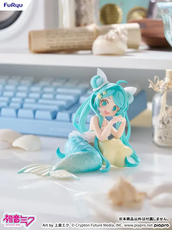 「初音ミク」が、おとぎ話をテーマにした人魚姫姿のフィギュアで登場。イラストレーター・上倉エク氏描き下ろし。 画像 3