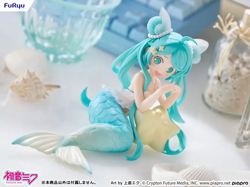 「初音ミク」が、おとぎ話をテーマにした人魚姫姿のフィギュアで登場。イラストレーター・上倉エク氏描き下ろし。 画像 7