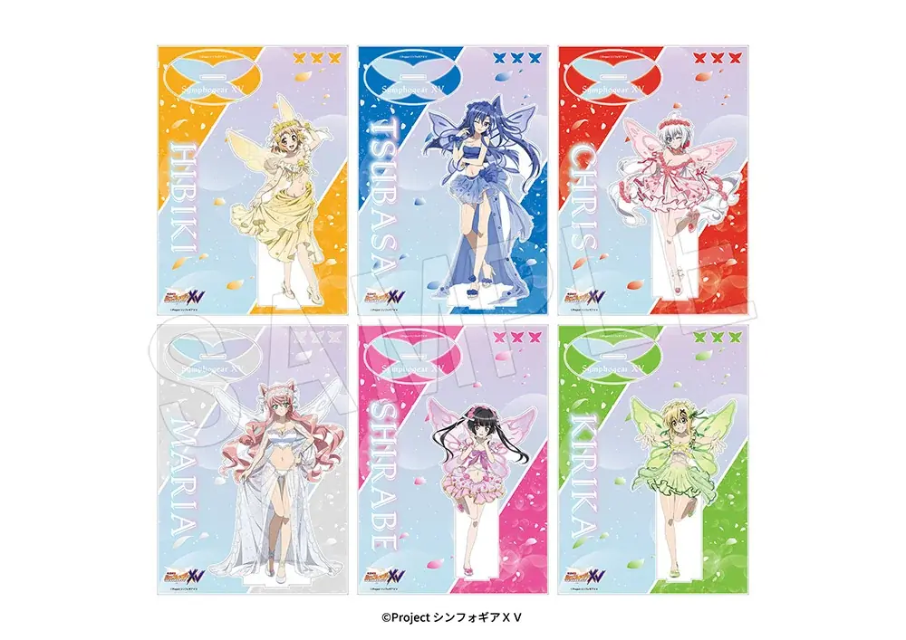 『戦姫絶唱シンフォギアＸＶ』より、“フラワーフェアリー”がテーマの描き下ろしイラストを使用した新作グッズが「コミックマーケット107」で登場！中外鉱業ブースにて販売決定！ 画像 12