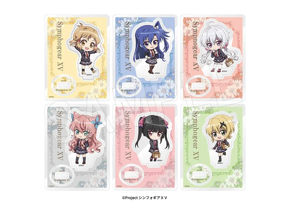 『戦姫絶唱シンフォギアＸＶ』より、“フラワーフェアリー”がテーマの描き下ろしイラストを使用した新作グッズが「コミックマーケット107」で登場！中外鉱業ブースにて販売決定！ 画像 6