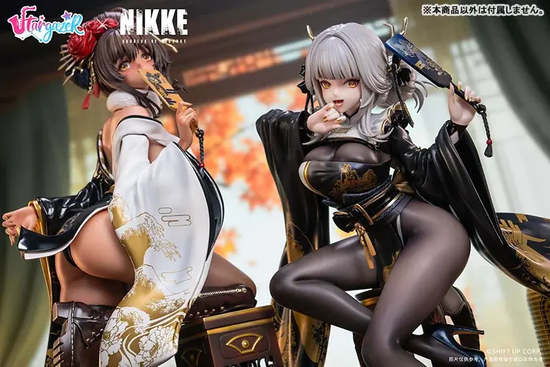 『勝利の女神：NIKKE』より、「ブラン ホワイトラビット」＆「ノワール ブラックラビット」がフィギュアで登場。 画像 2