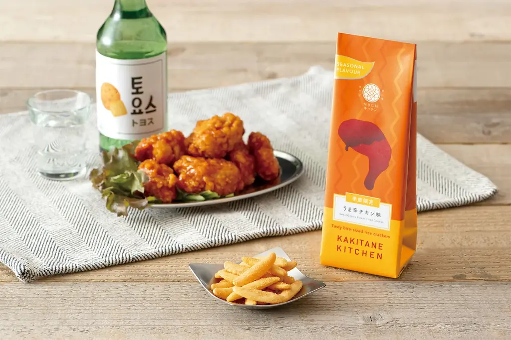 かきたねキッチンから新たな冬限定フレーバーが登場！　『季節限定かきたね　うま辛チキン味』新発売 画像 1